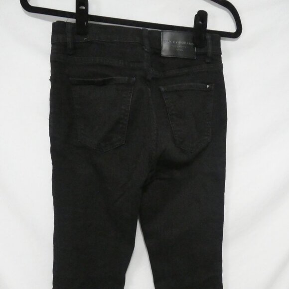 LUCKY BRAND - High Rise - Boot - Charlie | size 4/27 long | Black Denim Jeans - Picture 13 of 16
